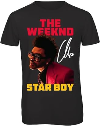 Bughyprint Tshirt Maglia Maglietta Uomo Donna Bambino Moda Outfit Rap Rapper Weeknd, XXL