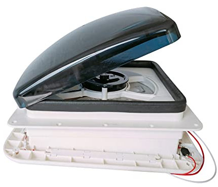 RWSXY Ventilatore di Scarico per Ventilazione, lucernario per Camper, Ventilatore di Ventilazione per Camper, Ventilatore di Ventilazione per Auto con Apertura per Ventilatore di Ventilazione, so