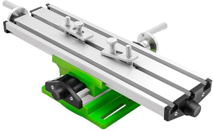 Mini Bench Drill Adjustment Milling Machine Worktable Cross Slide Table Compound Drilling Bench Grinder for Bench Drill Stand 39.5 x 24.5 x 7.8cm
