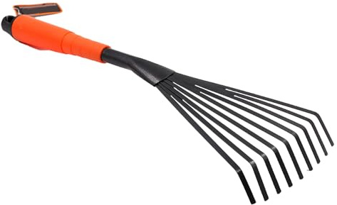 Rastrillo De Jardín, Jardín Pequeño | Pequeños Rastrillos con Mango Ergonómico, Herramienta para Parterres, Cultivar, Esparcir Mantillo, Aflojar La Tierra