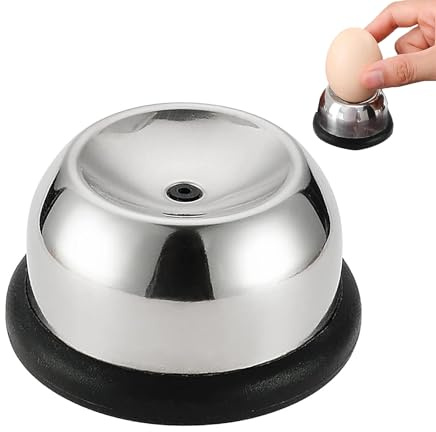 Picadora de huevos, picadora de huevos, de acero inoxidable, para utensilios de cocina duros (negro)