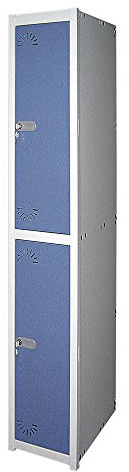 Taquilla metálica 2 Puertas. Módulo de 1 cuerpo Med. 1800x280x520 mm. Desmontada
