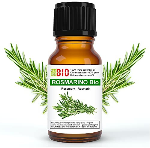 RosmarinÖl Bio Ätherisches Öl 100% Reines 30 ml - Aromatherapie Kosmetik Therapeutische - Laborbio