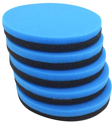 Syxtidy Filter Replacement for BISSELL Febreze Style 1214 Cleanview & PowerGlide Pet,Part 12141, 5 Pack, Blue Foam With Fragrance
