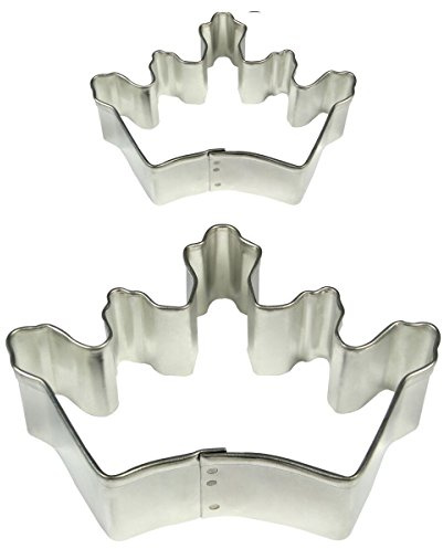 PME Juego de 2 cortadores de metal para decoración de galletas y tartas