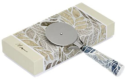 Generico Bomboniera per Matrimonio - TAGLIAPIZZA in Scatola Regalo - Taglia Pizza Idea Regalo Nozze bomboniere - Vari Modelli E Design (Jungle)