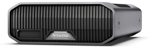 SanDisk Professional G-DRIVE PROJECT 12 TB (Festplatte mit großer Kapazität, Thunderbolt 3, USB (10 Gbit/s), 7.200 U/min Ultrastar-Festplatte, bis zu 250 MB/s) 5 Jahre Garantie