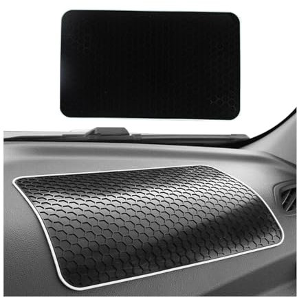 JNNJ Tappetino Antiscivolo Universale per Auto, Appiccicoso, Multifunzione per Telefono Cellulare e Chiavi