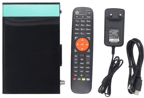 Ricevitore Satellitare Digitale V8X DVB S S2X Standard Europeo 100-240VAC con Cavo di Collegamento