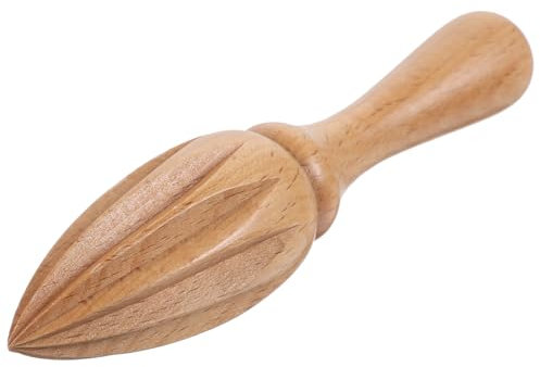 OKUMEYR 3pièces Presse-agrumes Manuel Bois Massif Pour Citron Extracteur De Jus Pratique Et Pour Cuisine Outil Pour Boissons Fraîches Et Cocktails