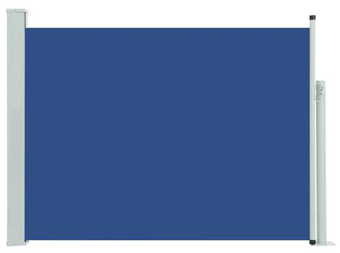 Toldo lateral extensible, 120 × 500 cm, azul, 48390