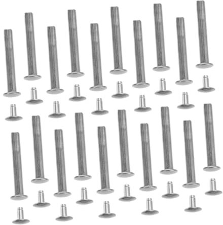 Acier Inoxydable Kit de Rivets 20 Sets, 25mm Éventail Pliant