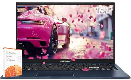 ASUS Vivobook - Computer portatile 17 Windows 11 Intel Core i3-1215U - Beat i7-1195G7 - Schermo FHD - Office365 1 anno - 16GB RAM - 1TB SSD