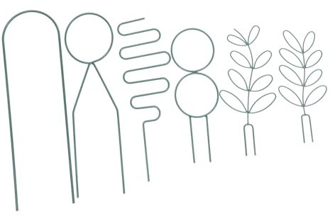 Toyvian 6stücke Teiliges Pflanzen-klettergerüst Für Topfpflanzen Und Kletterpflanzen Rankhilfe Für Garten Und Wohnung Einfache Handhabung Grün
