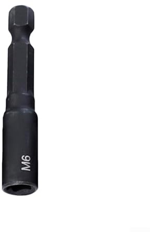 Eawfgtuw 8-teiliges Gewindebohrer-Set, M4-M16 Luftschraubendreher-Steckschlüssel-Adapter, 1/4-Zoll-Sechskantschaft, Maschinengewindebohrer, legierter Stahl, Maschinen-Vierkantgewindebohrer für Bohrer