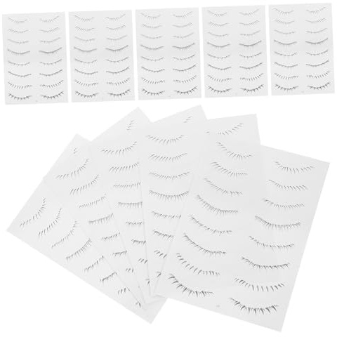 Beaupretty 10feuilles Autocollants pour Yeux Outils de Maquillage Autocollants pour Extensions de Cils Tatouages pour Cils Inférieurs Produits de Maquillage pour Femmes