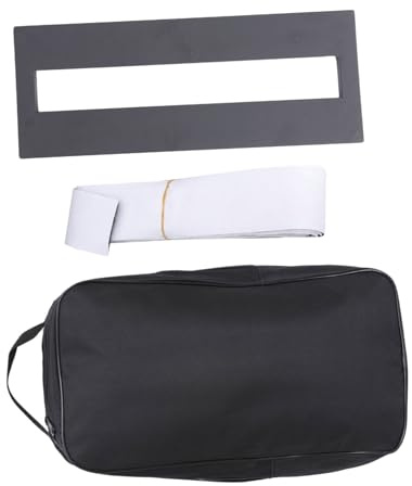 Gitarreneffekt Halterung Satz für E-gitarre, Stabil, Tragbar | Aluminiumlegierung und Oxford Gewebe, 1 Satz in Schwarz, für Gitarristen, mit Anti Rost und Vollumschlag