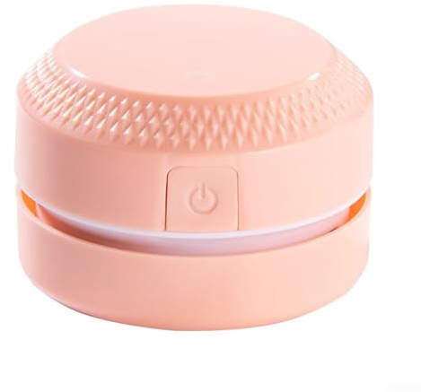 Eawfgtuw Mini aspirapolvere da tavolo ricaricabile tramite USB, mini spazzatrice da tavolo con aspirazione da 15 kPA, per briciole e perline, funzionamento silenzioso 45 dB per casa, ufficio e hotel