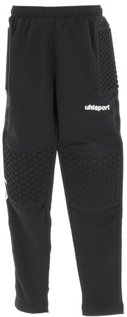 uhlsport Garçon Standard Pantalon de gardien football, Noir, FR : 152 (Taille Fabricant 12 ans) EU