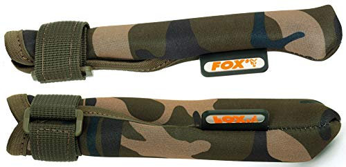 Fox Camo Tip & Butt Protectors - 2 Rutenschützer für Karpfenrute, Rutenschoner für Rutenspitze & Handteil, Schützer für Angelrute