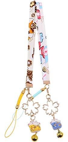 Hemobllo 2 Pièces Sangles De Téléphone Portable Dragonne De Poignet De Téléphone Mignon Téléphone Portable Lanyrad Porte-clés Chat Porte- Lanière Courte Manquer Cordon Flanelle