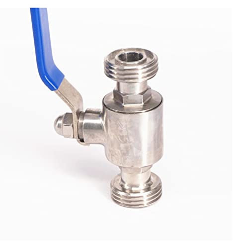 JUN-STORE Kugelhahn 3/ 4Inch SS304 Edelstahl T- Typ männlich Faden Gewerkschaftskugelhahn Senmiao-Th.