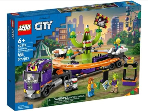 Lego City 60313 - Camión de Atracciones Space Ride