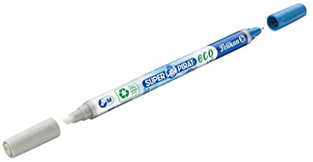 Pelikan Eraser Superpirat eco tratto M (punta multipla), 10 pezzi, bianco, gomma