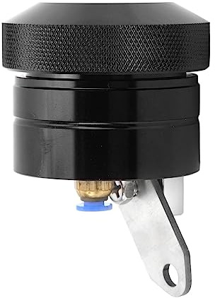 Motorrad Kettenöler Öler System, KIMISS Motorrad Kettenöler Tank Metall Kettenöler System Ölfilter Ersatz für Motorrad Fahrrad (Schwarz)