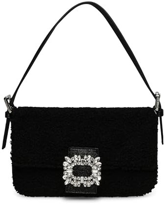 Steve Madden Bstevett Strass Umhängetasche, Schwarz, Einheitsgröße