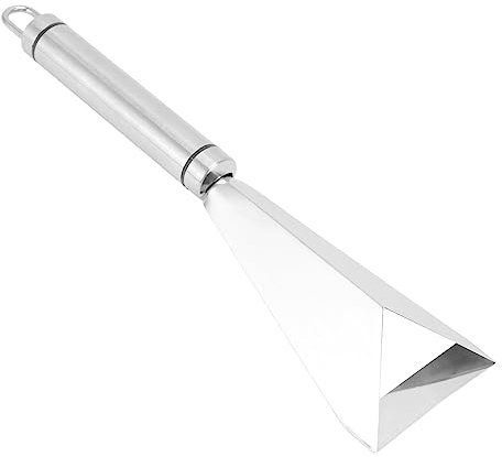 Miokycl Obst-Gemüse-Tranchiermesser, Edelstahl, Dreieckiges Kanalmesser-Werkzeug die Küche zu Hause