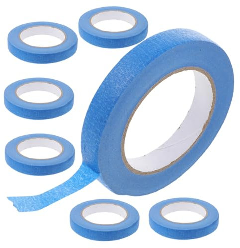 VILLCASE 6rollen Abdeckband Diy-malerband Papierband Zum Abdecken Kunst-farbband Bastelband Für Autolackierung Wandlackierung Abdeckpapierband Für Effektiven Schutz Vor Farbverschmutzung