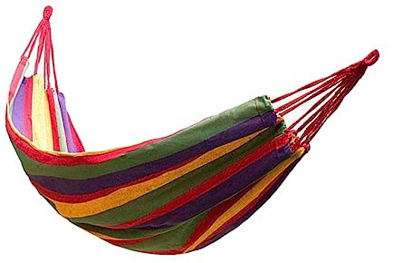 1 Set Leinwand-Hängematte, Terrassen-Hängematte, Outdoor-Hängematte, Doppel-Hängematte, Hängematte, Outdoor-Hängematte, Innen-Hängematte, Zelt-Hängematte für Camping, Hängematte für draußen, tragbar,