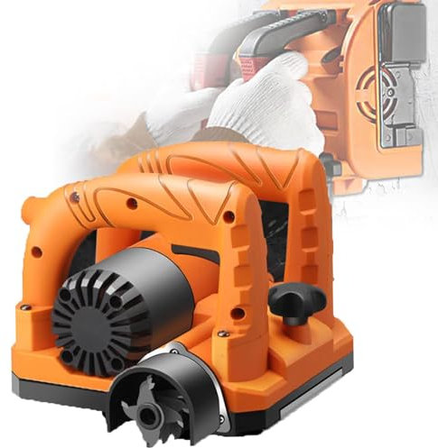 LSBHPPD Raboteuse électrique Portative 5800 ​​w, Pelle électrique Automatique, Broyeur Mural en Béton, Machine Apaisante pour Surface en Béton, pour Mastic, Poudre, Plâtrage, Polissage,6800W