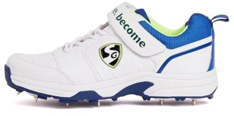 SG Sierra 2.0, Zapatos de Cricket Hombre, Azul Lima, 45 EU