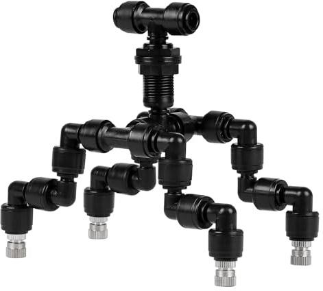 SWAWIS Quatre Têtes Reptiles Buse de Terrarium 360° Réglables | Reptiles Brumisateur Mist Sprinkler, Brumisateur Terrarium pour Reptiles Plantes Humidification