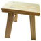 JEWEDECO Wooden Sturdy Step Stool for Boys and Girls and Adults Portable Fishing Stool for Outdoor Use Solid for Toddlers Reading and Playtime Activities