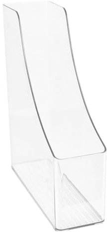 CHILDWEET Transparente Acryl Dokumentenablage Papierablage Vertikaler Organizer Für Büro Und Zuhause Vielseitiger Zeitschriftenhalter Und Aktenregal Stapelbar Und Übersichtliche Ablagefächer