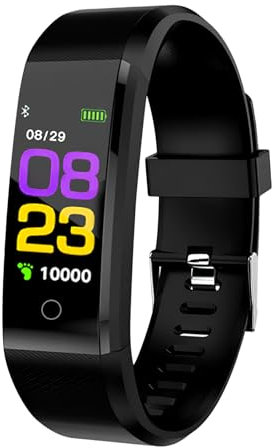 Yuio Fitness Tracker Activity Tracker with Heart Rate Sleep Monitor, Smart Watch with Step and Calories Counter, IP67 Waterproof, Fitness Watch for Women Men Kids for Android iOS Phones Smartphones