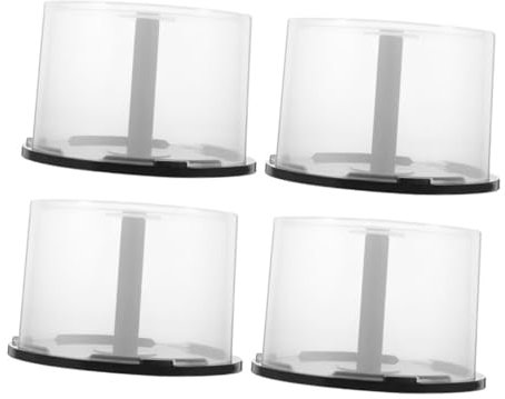 SWOOMEY 4stücke Leere Cd-truhe Mit Reichlich Speicherplatz Für CDs DVDs Kompakt Und Tragbar Aus Robustem Elegantes Design Für Home Office Und Reisen Einfacher Zugriff