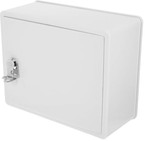 DIYEAH Contenitore Per Conservazione Del Latte Montato Parete Con Serratura Scatola Di Distribuzione Per Esterni Contenitore Per Latte Con Chiusura Parete Per Uso Domestico e Ufficio