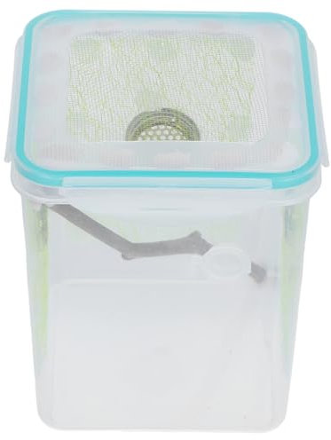FIXOSHEE Insektenbox Reptilien-futterbox Tragbarer Lebensraum-Terrarium-Eimer Mit Belüftungslöchern Geeignet Für Spinnen Grillen Schnecken Und Andere Kleine Reptilieninsekten