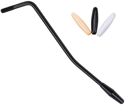 Uqezagpa Tremolo-Arm für E-Gitarre, Tremolo-Arm, 6 mm, Whammy Rod mit Spitze, Metall, Einzel-Tremolo