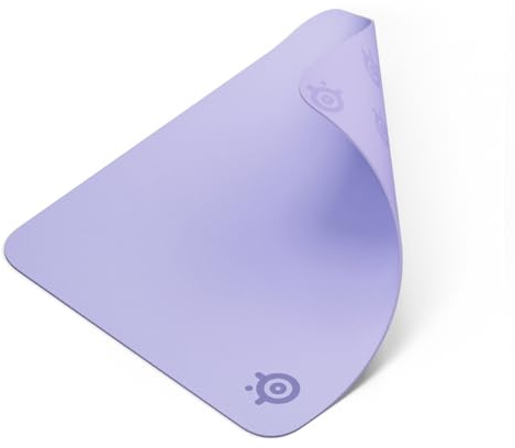 SteelSeries QcK Gaming-Mauspad aus Stoff – Exklusive mikrogewebte Oberfläche – optimiert für Gaming-Sensoren – maximale Kontrolle – Größe M – Lavendel
