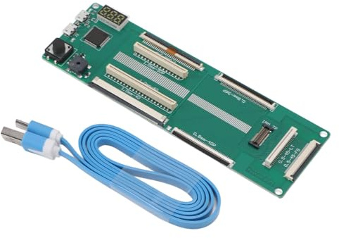 Zunate Laptop-Testgerät mit Kabel, Robustes PCB-Material, Digitale Anzeige, USB-Kabel, Tastaturtester für Mehrere Schnittstellen