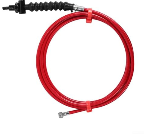 Línea de Freno, 187 cm Cable Rojo para Scooter Eléctrico Tambor Freno Reemplazo Acero+PC Construcción para Xiaomi Mi3 Lite Riders