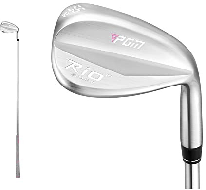 Club de Golf Cuña de Arena Hombres Mujeres Diestros 52/56/60 Grados Plata Cabeza de Varilla de Acero RH Cuñas de Golf (56 Grados,para Mujeres)