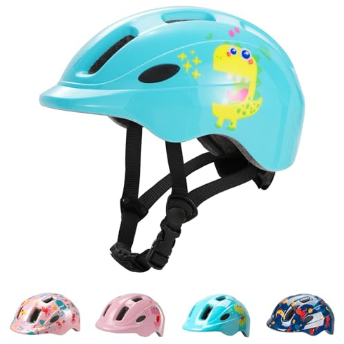 Favoto Kids Children Bike Helmet - CE Certified Lightweight Adjustable Toddler Bike Helmet for Boys/Girls Ages 3-5 Size S (48-52 cm) for Scooter Cycling and Outdoor