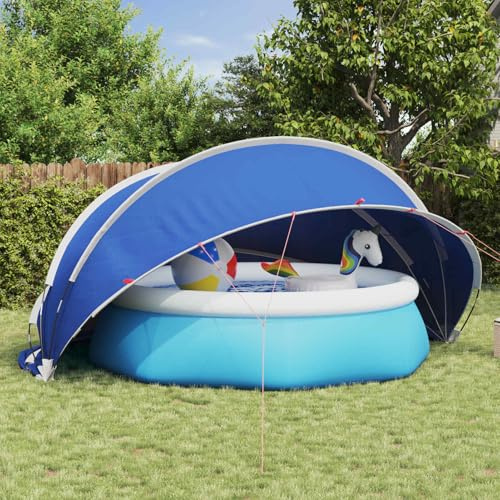 Pool-Dome Grün 472 x 460 x 229 cm, Pool Dome Aufblasbare Poolüberdachung für Aufstellpool Whirlpool Garten, hält Wasser sauber42001116