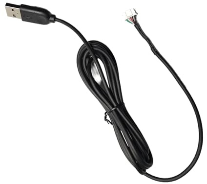 APGLSXY Cable de teclado USB de repuesto para teclados Cynosa, alambre de goma duradero para entusiastas de los juegos, 180-210 cm para cable de teclado Cynosa